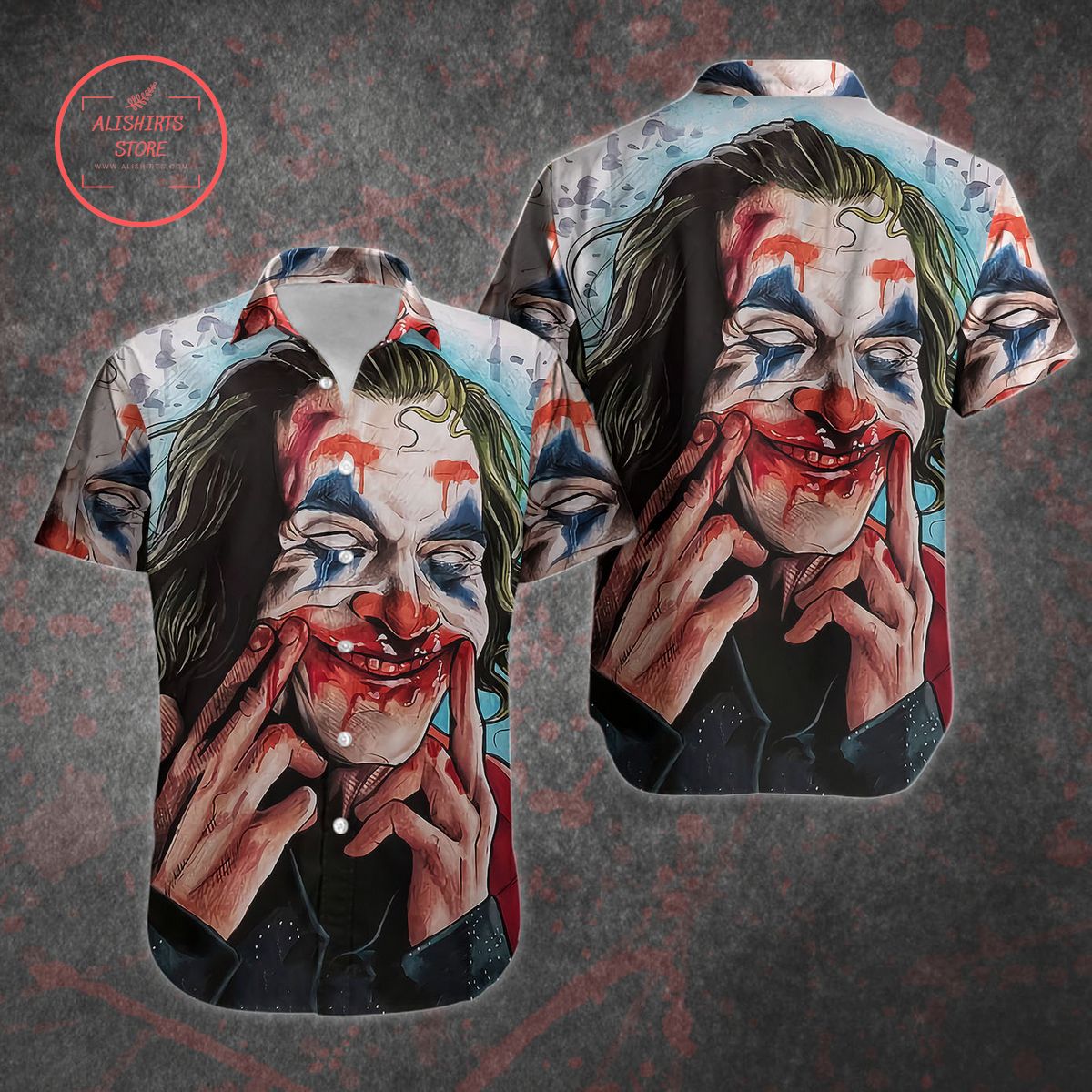 Joker Face Hawaiian Shirt