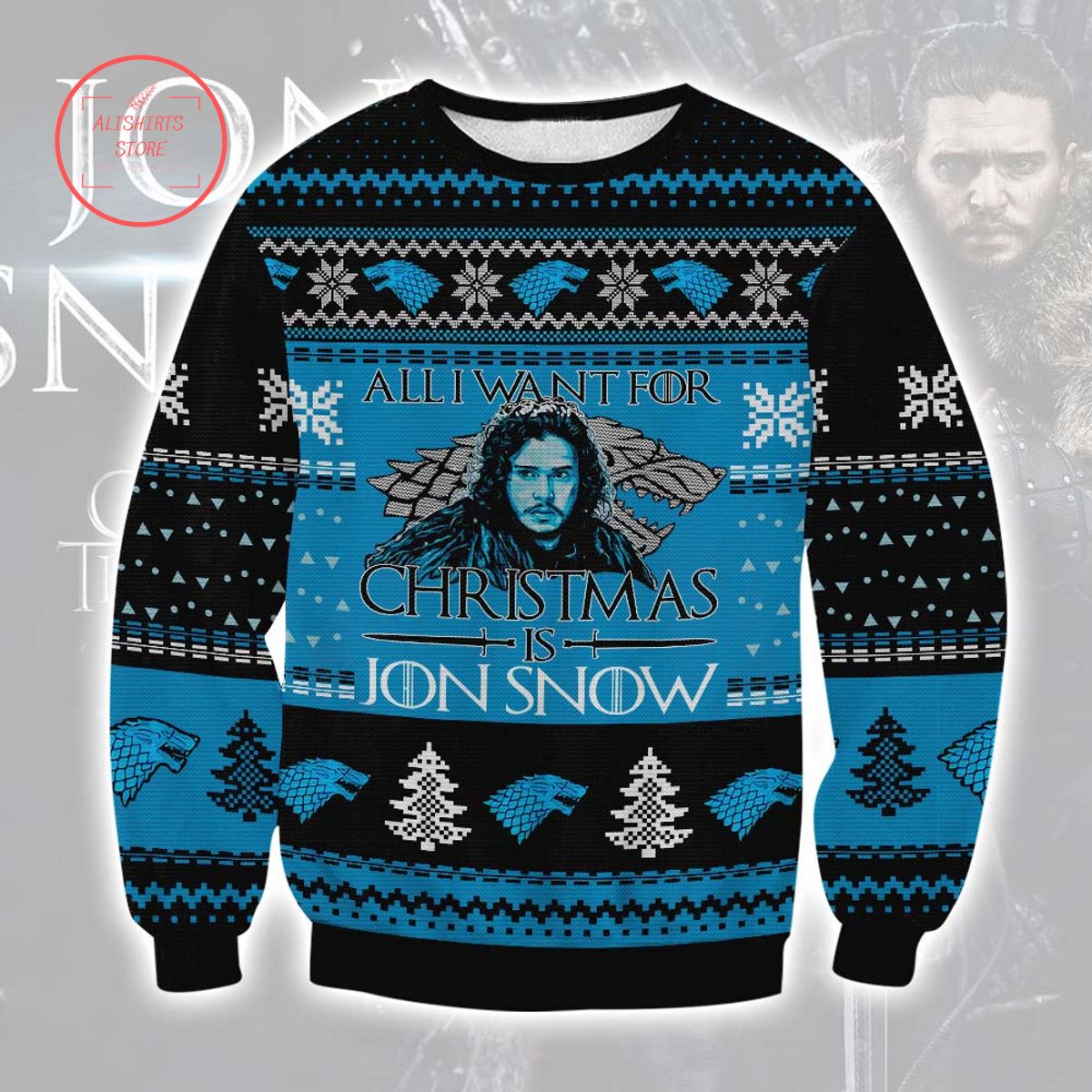 Jon Snow Christmas Ugly Christmas Sweater