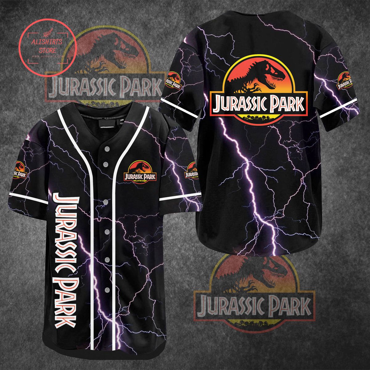 Jurassic Park Baseball Jersey