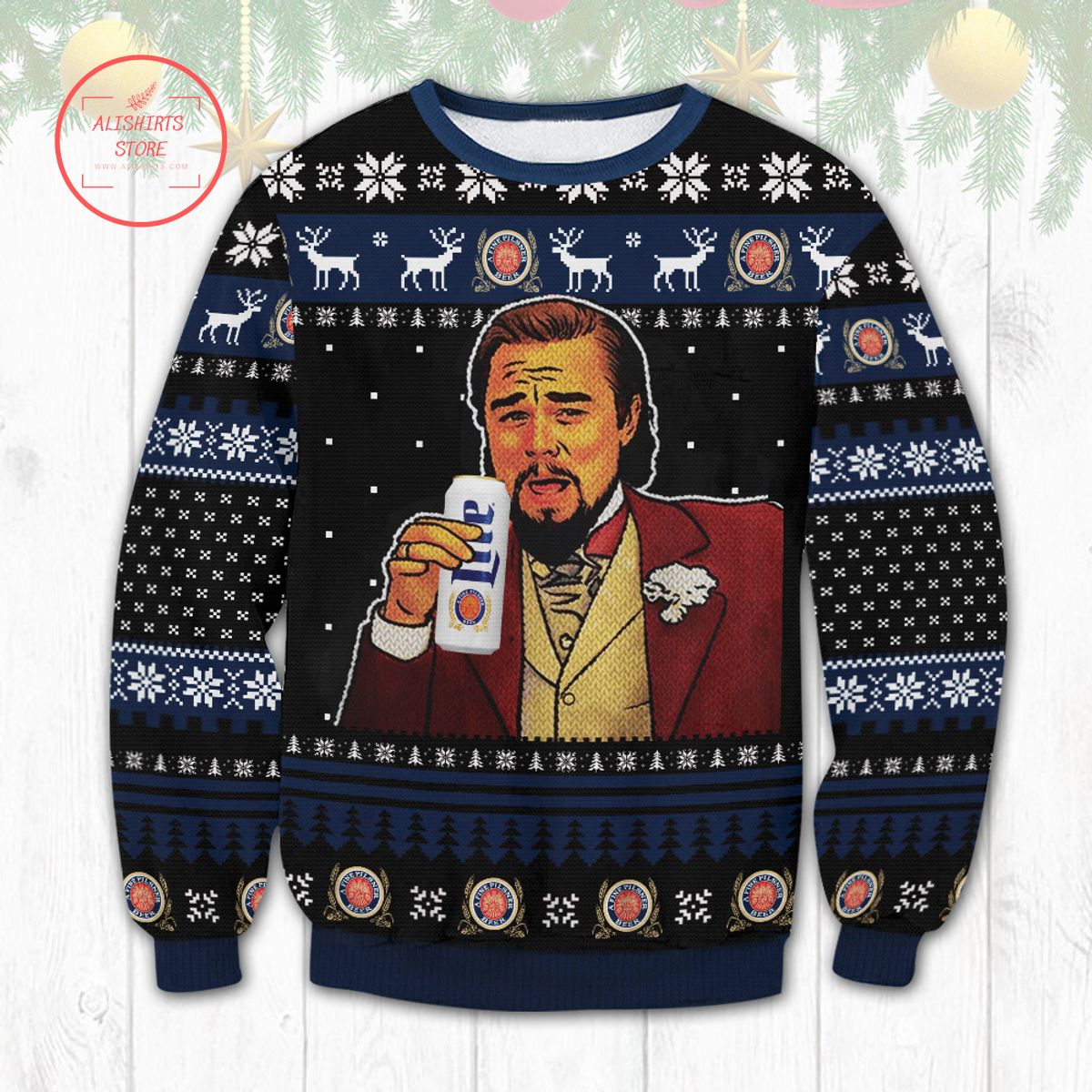 Lite Beer Meme Ugly Christmas Sweater