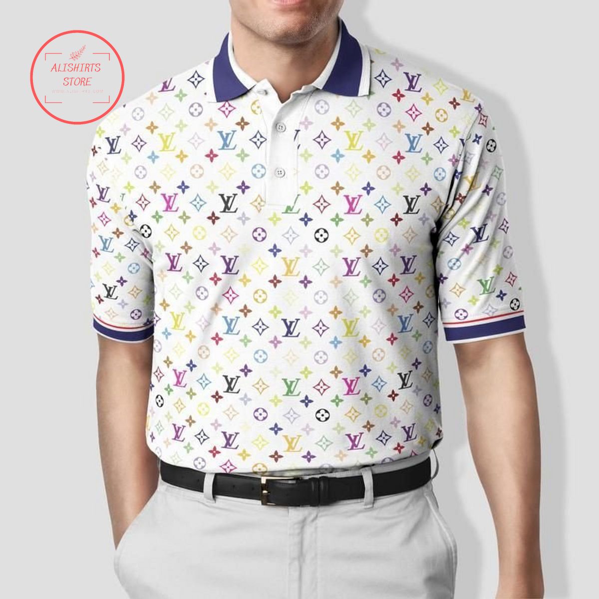 Louis Vuitton Colorful Polo Shirt