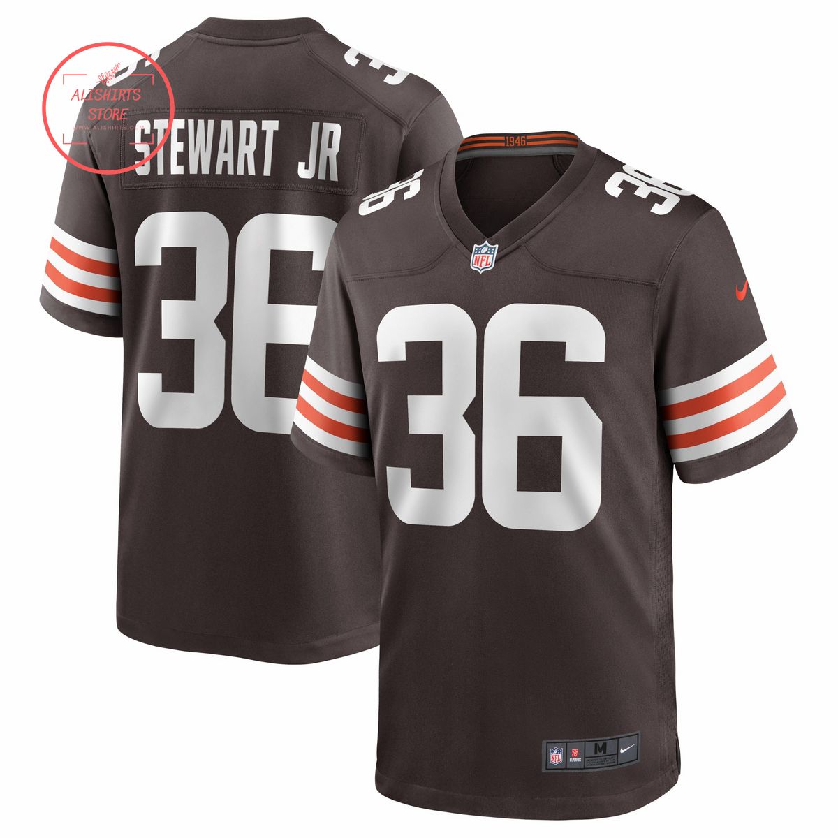 M.J. Stewart Jr. Cleveland Browns Nike Game Jersey