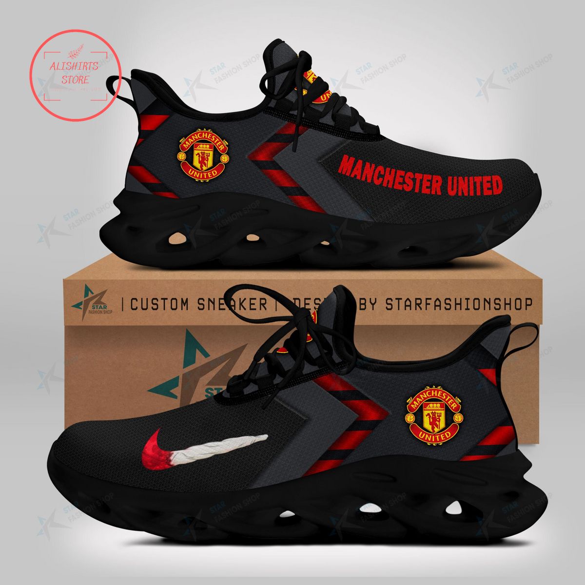 Manchester United Max Soul Sneaker Shoes