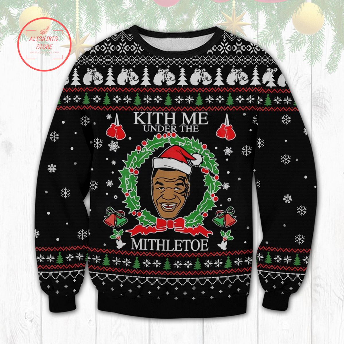 Mike Tyson Ugly Christmas Sweater