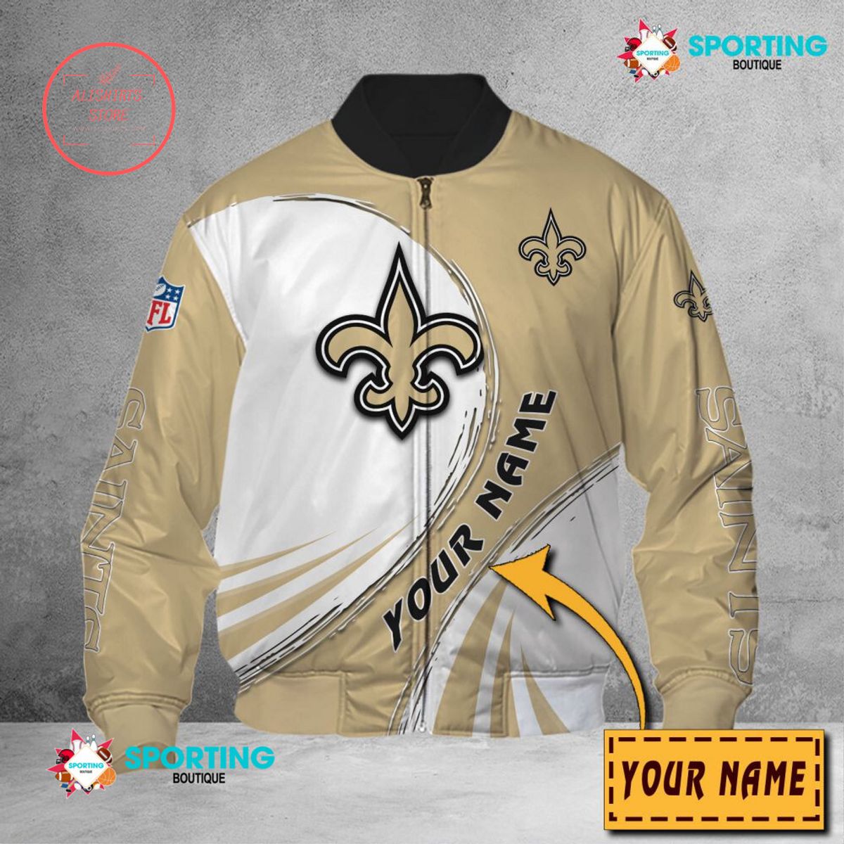 New Orleans Saints NFL Customized Bomber Jacket