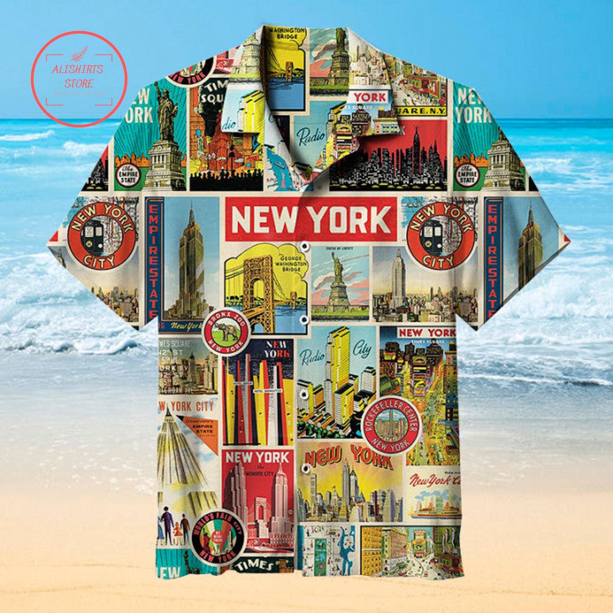 New York Hawaiian Shirt