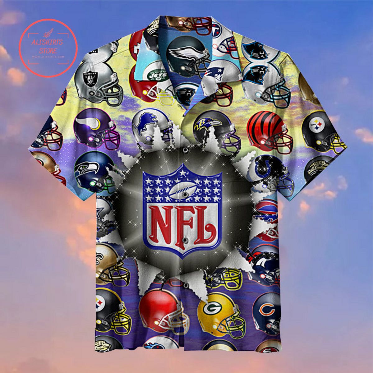 NFL Universal Hawaiian ShNFL Universal Hawaiian Shirtirt