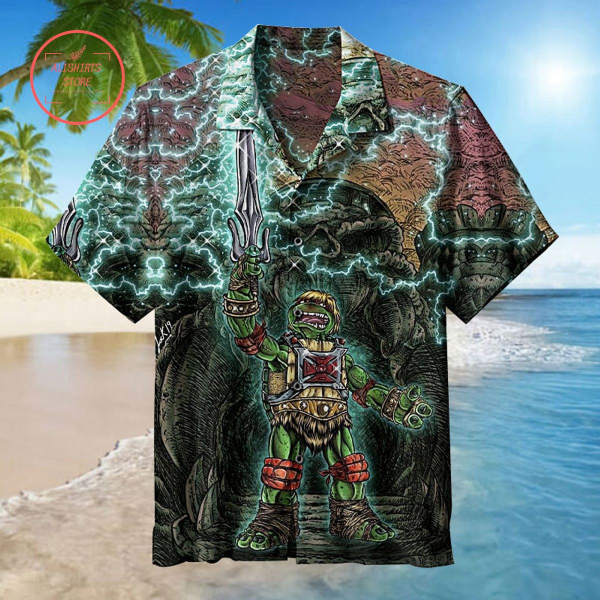 Ninja Turtles He-Man League Hawaiian Shirt