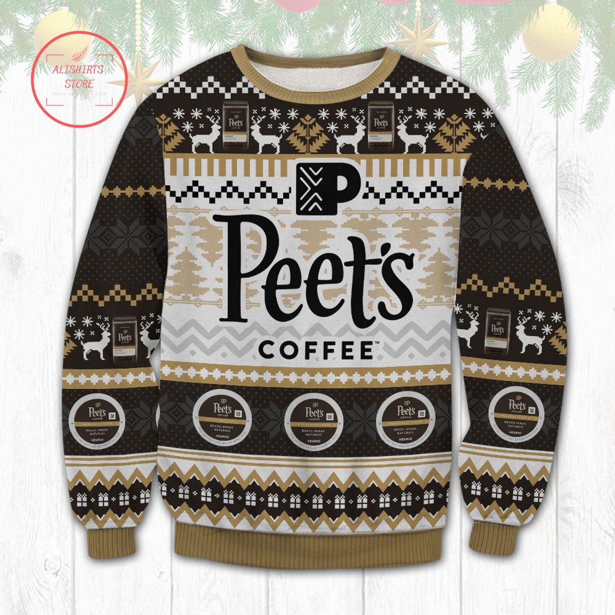 Peet’s Coffee Ugly Christmas Sweater