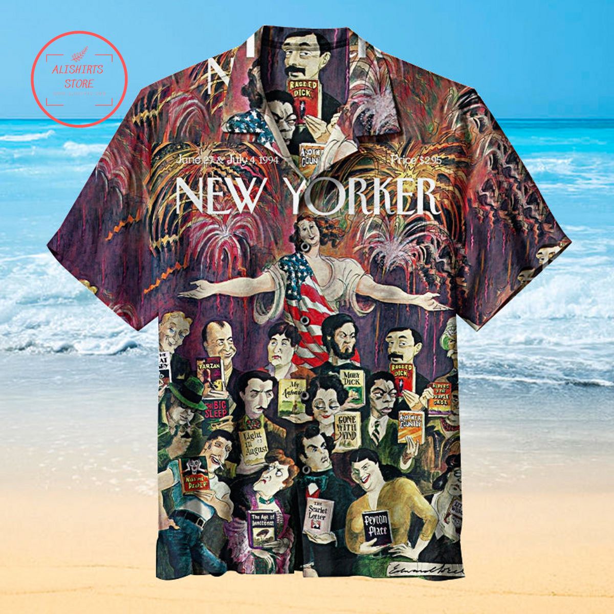 Recognizing outstanding New York writers of the last century Hawaiian Shirt