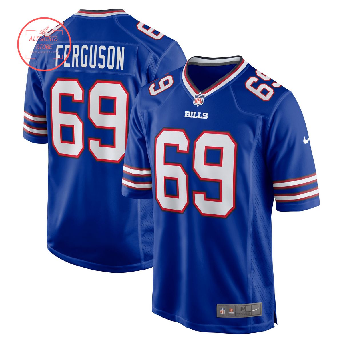Reid Ferguson Buffalo Bills Nike Game Player Jersey