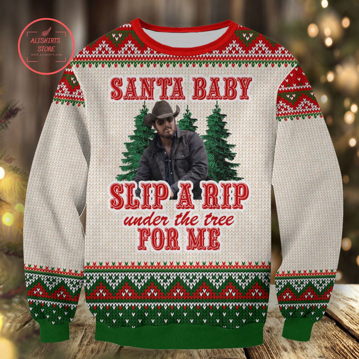 Santa Baby Slip a Rip Under the Tree for Me Christmas Sweater