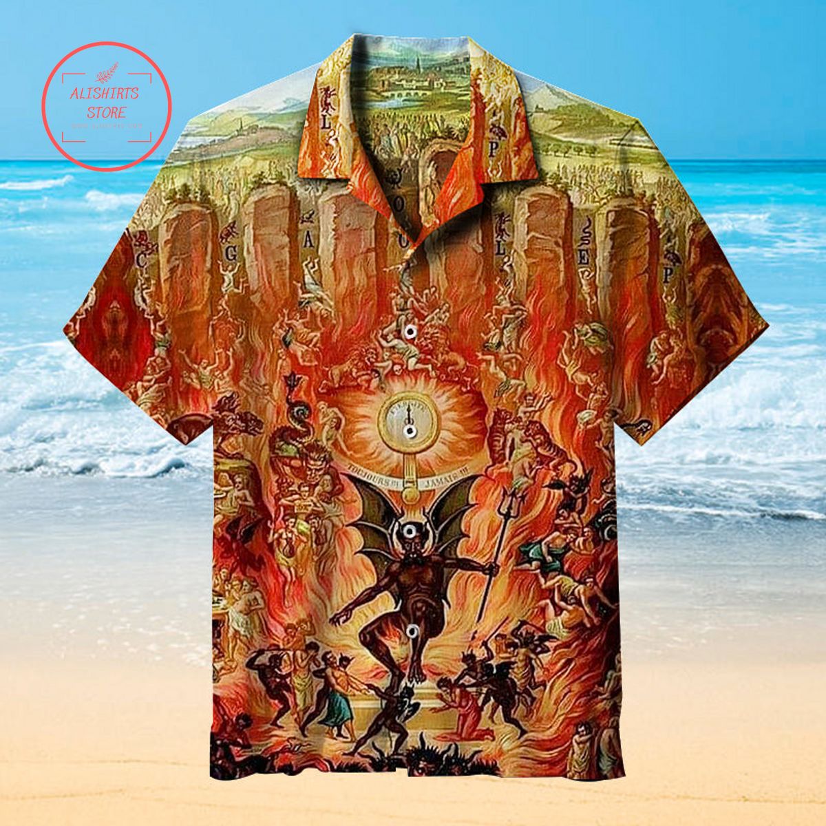 Seven Gates to Hell Hawaiian Shirt