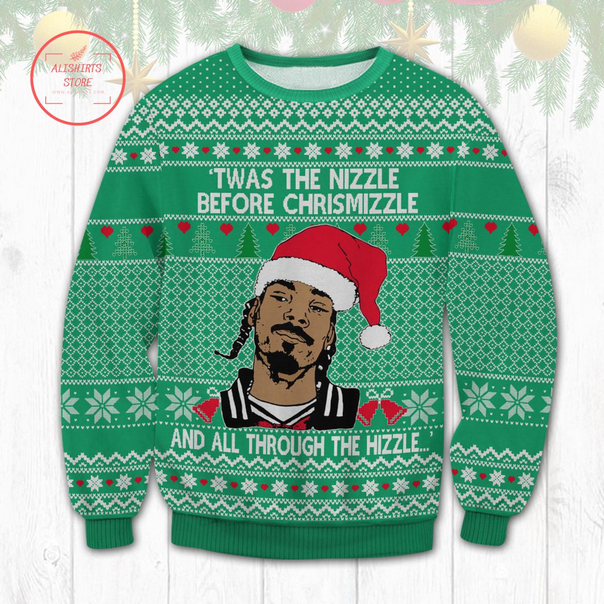 Snoop Dogg Ugly Christmas Sweater