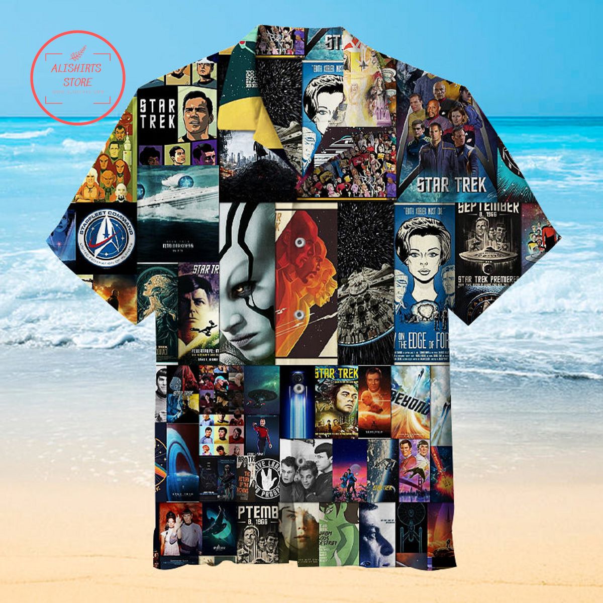 Star Trek Collage Hawaiian Shirt