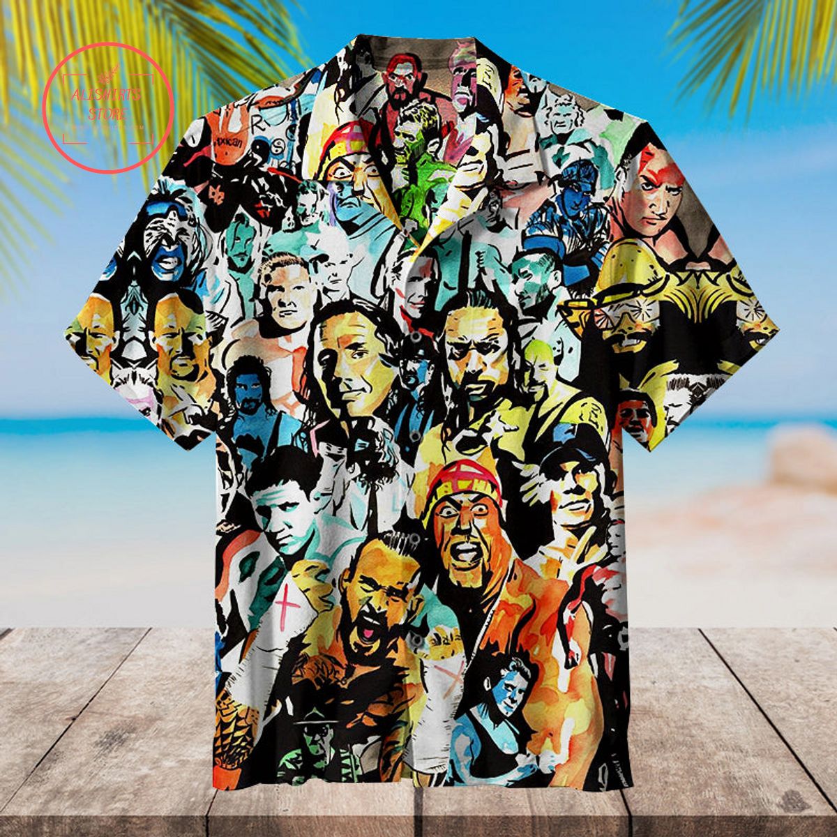 Star Wrestler Hawaiian Shirt