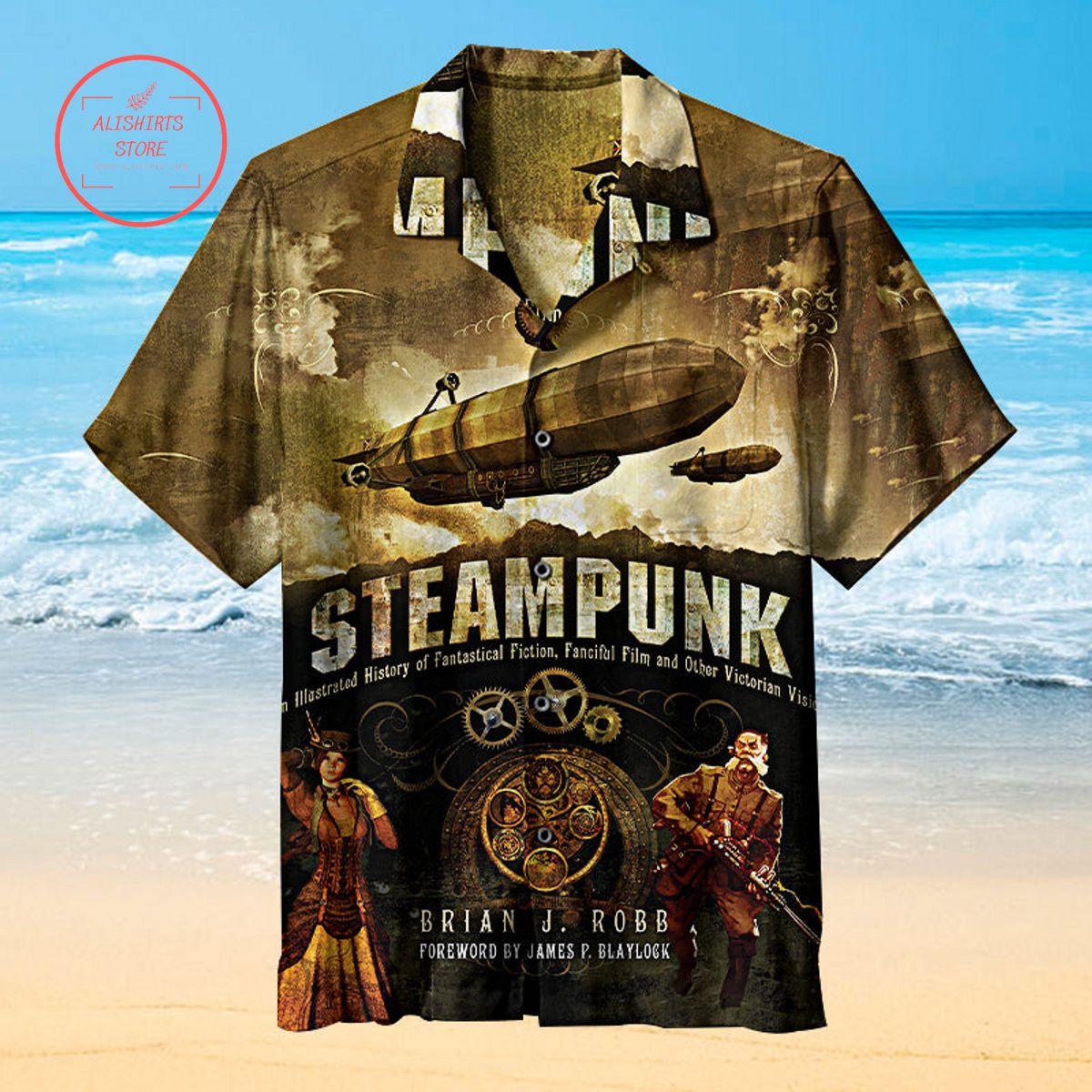 Steampunk Hawaiian Shirt