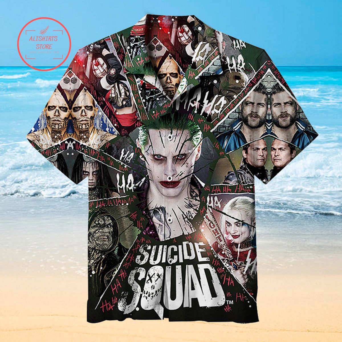 Suicide Squad Circle Hawaiian Shirt