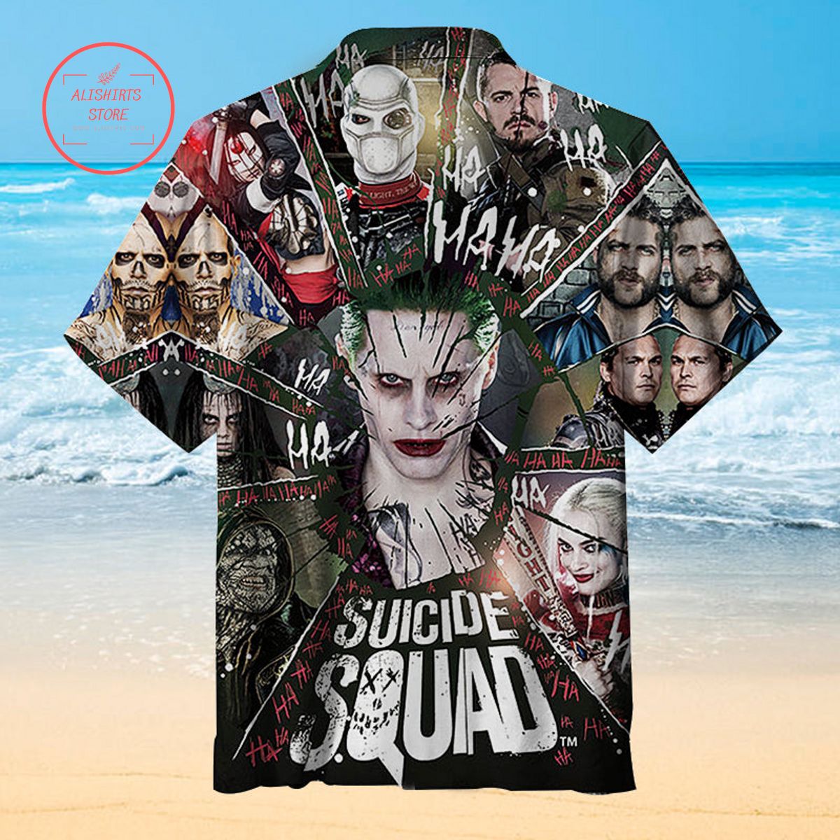 Suicide Squad Circle Hawaiian Shirt