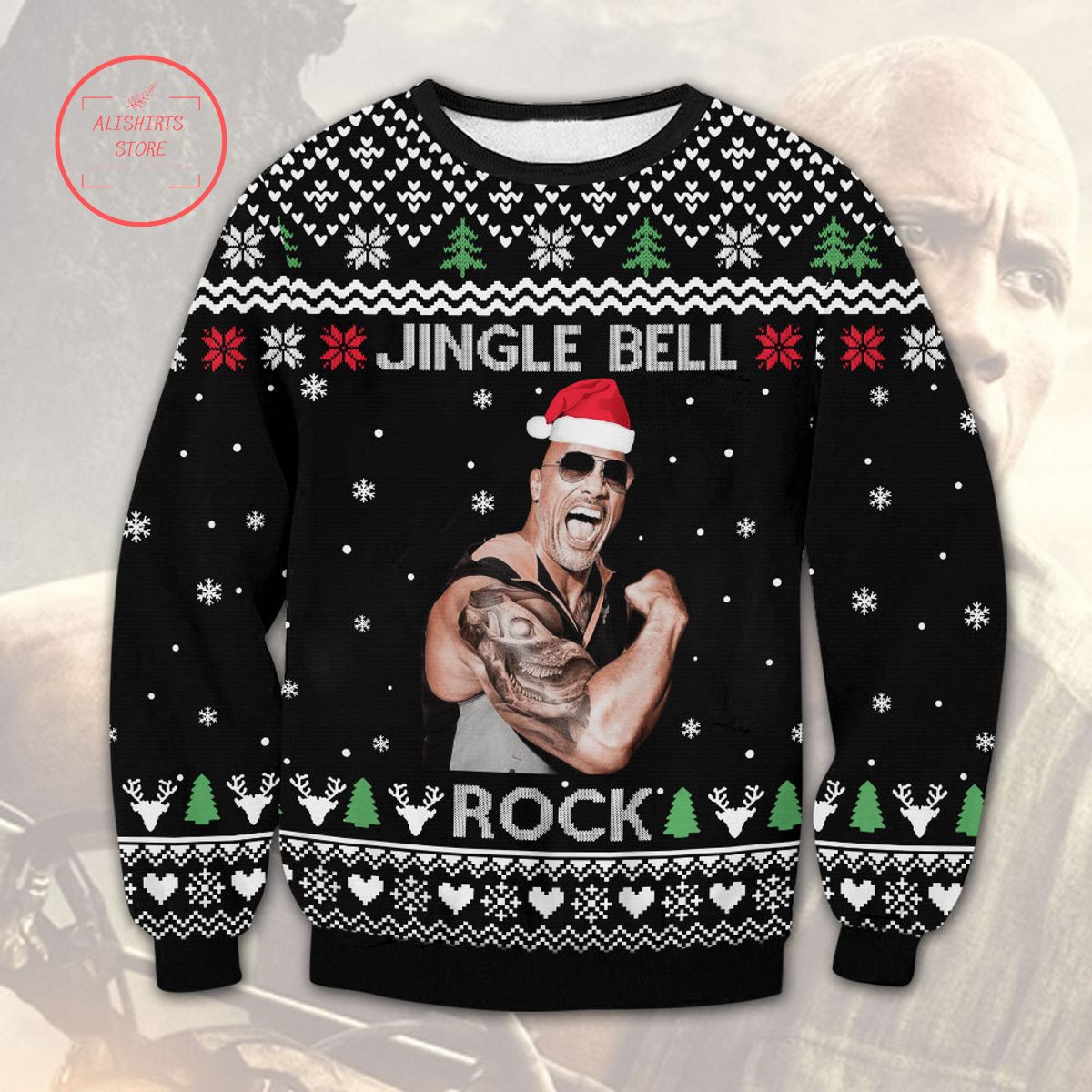 The Rock Ugly Christmas Sweater