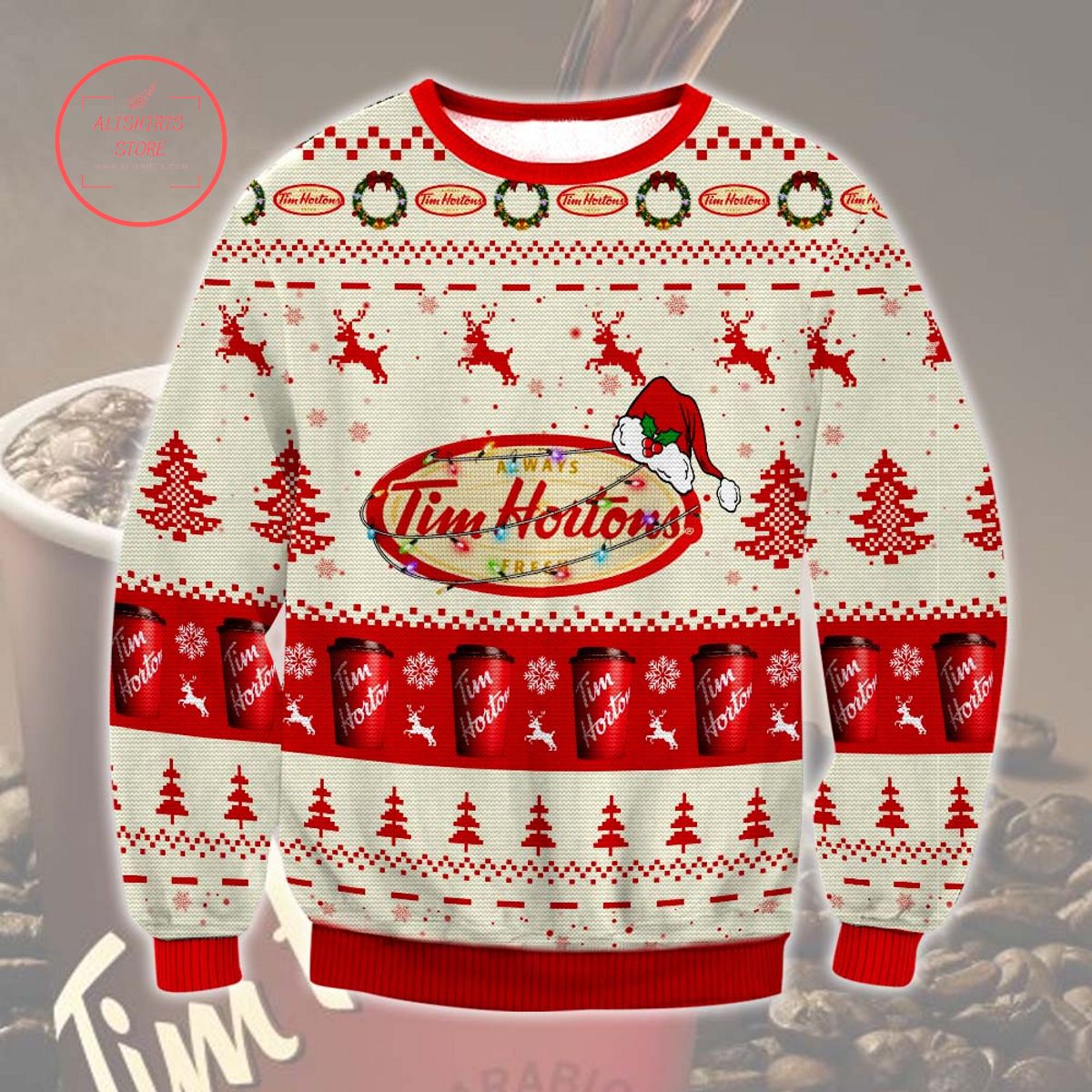 Tim Hortons Ugly Christmas Sweater