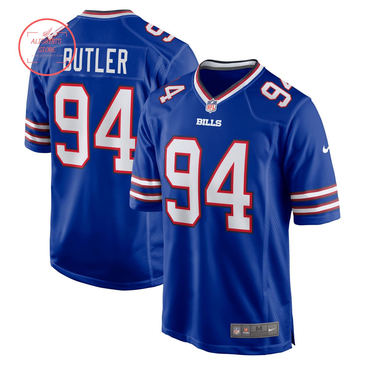 Vernon Butler Buffalo Bills Nike Game Player Jersey