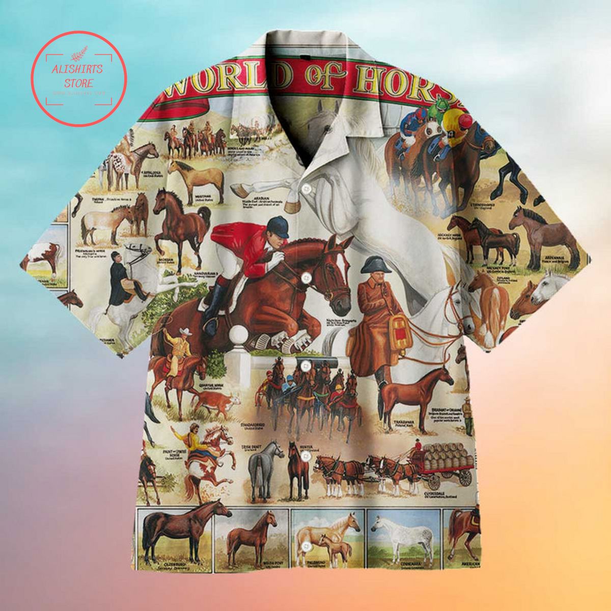 World Of Horse Hawaiian Shirt