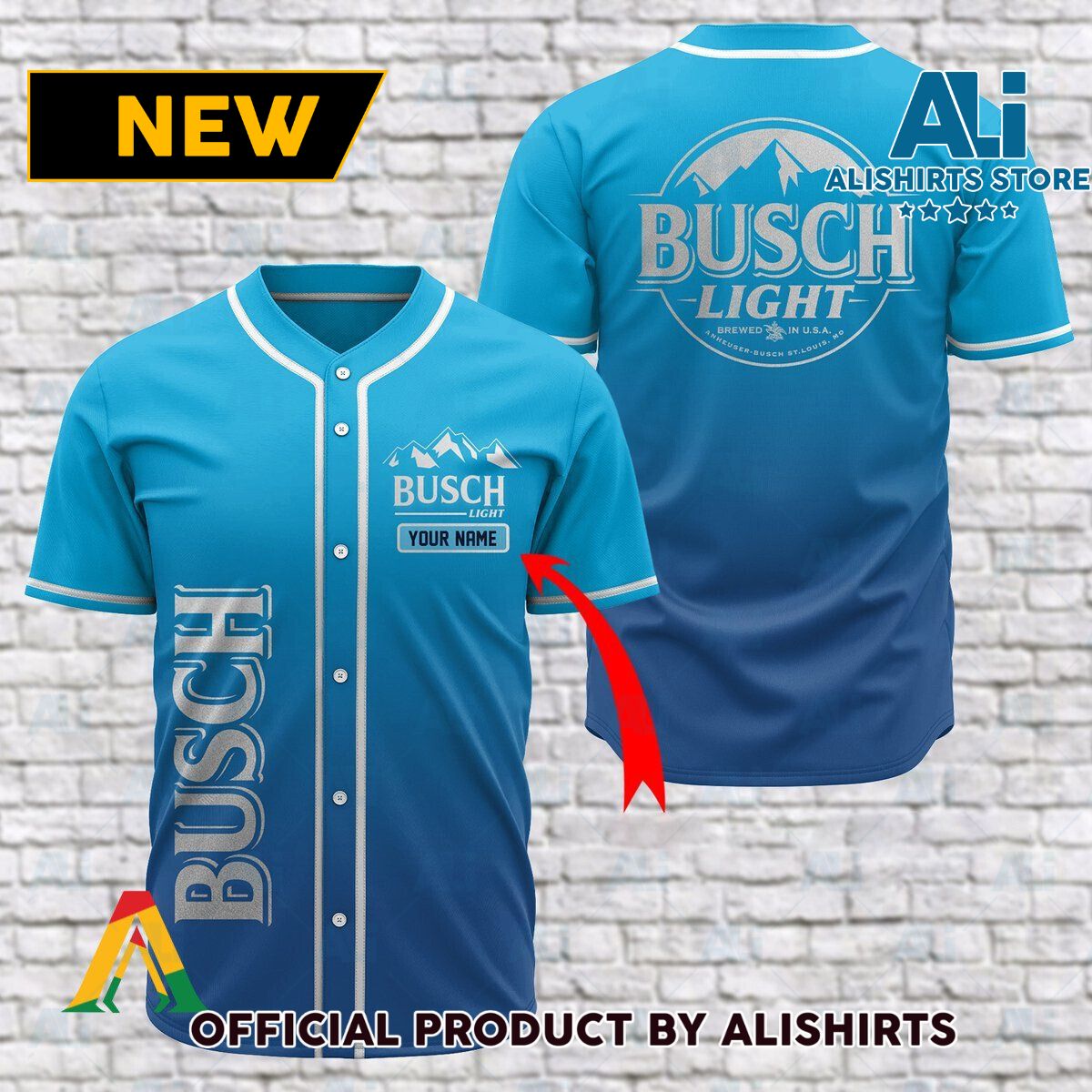 Personalized Busch Light Jersey Shirt