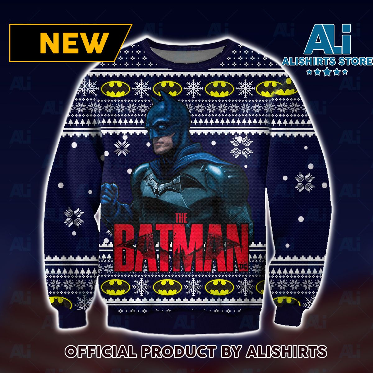 The Batman Ugly Christmas Sweater