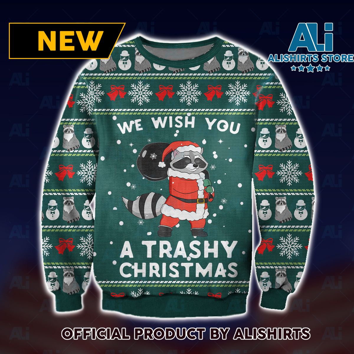 We Wish You A Trashy Christmas Ugly Christmas Sweater