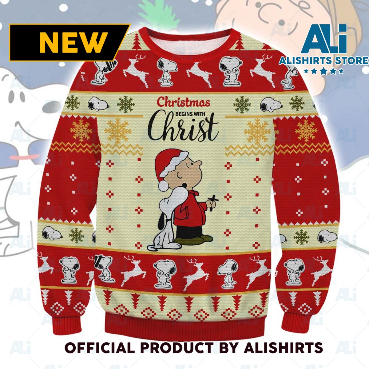 Snoopy Christmas Ugly Sweater