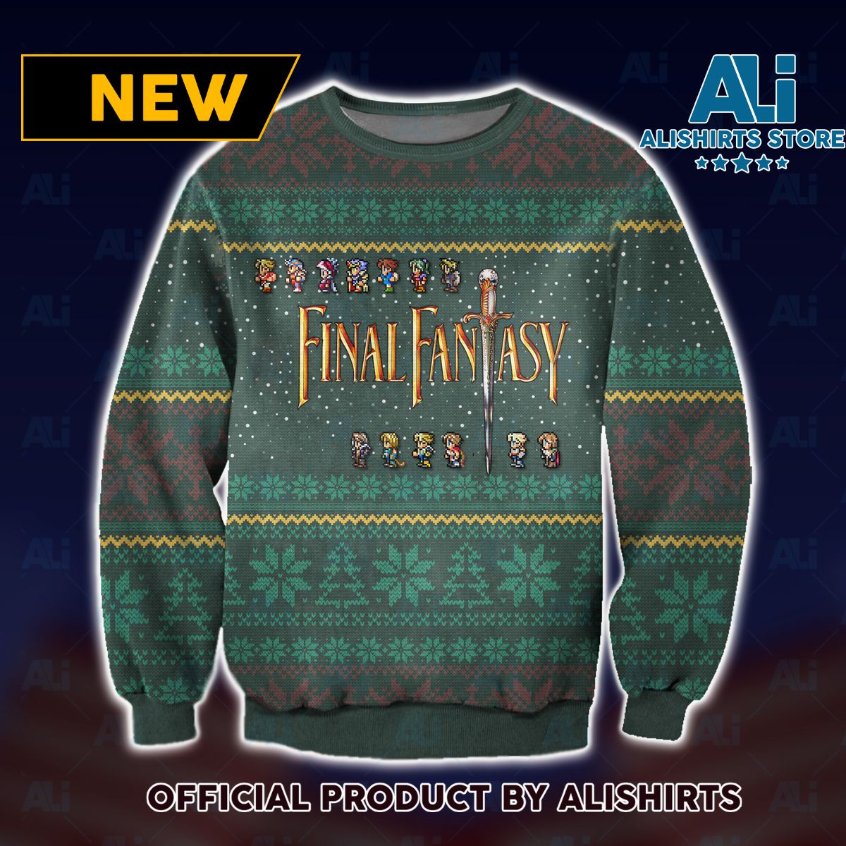 Final Fantasy Ugly Christmas Sweater