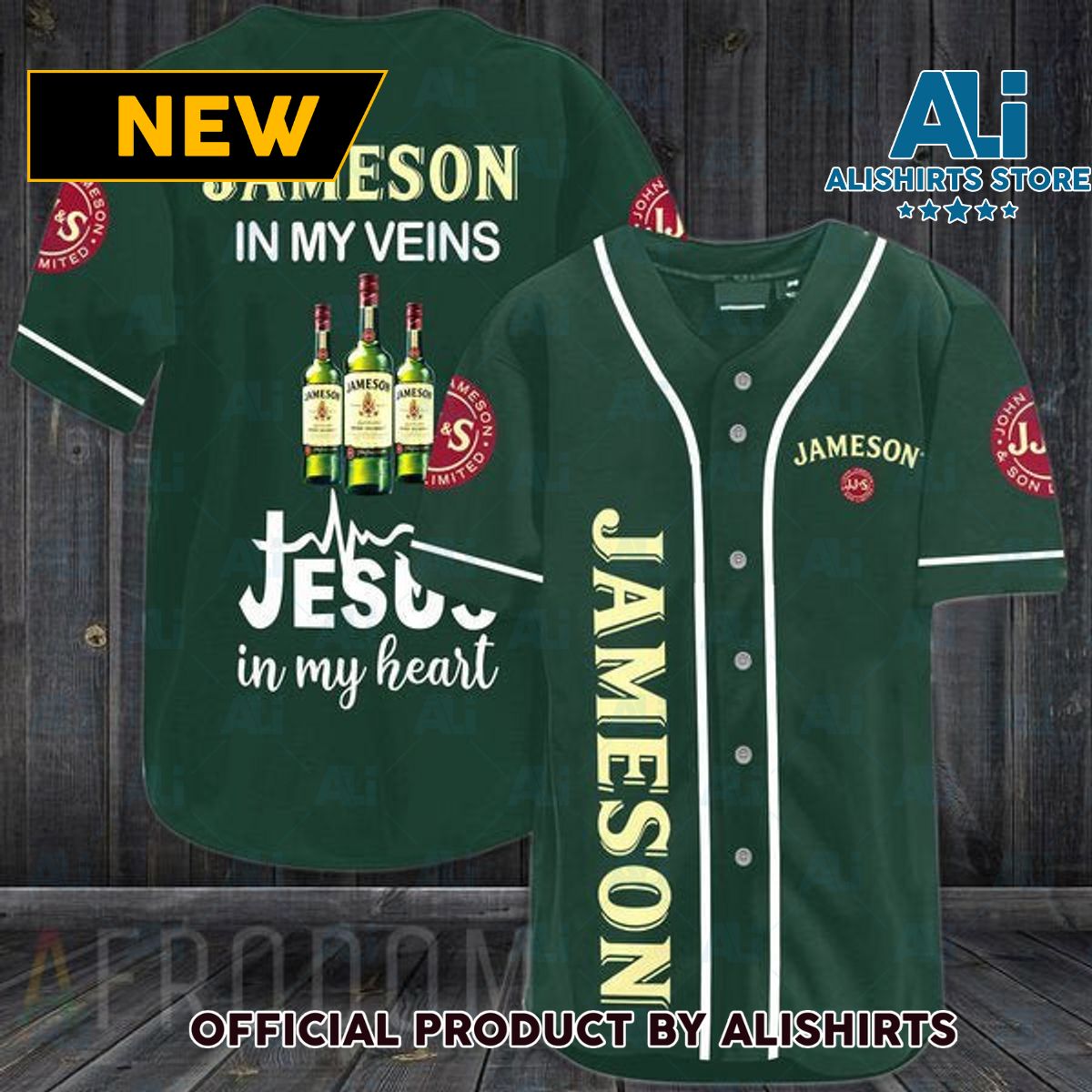 Jameson In My Veins Baseball Jersey