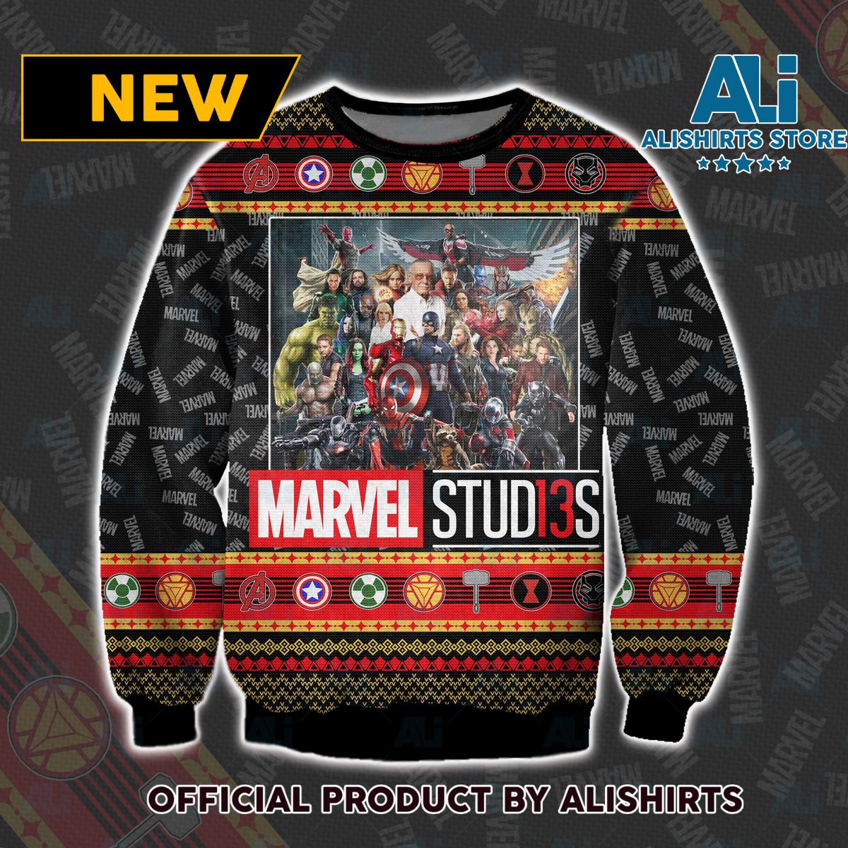 Marvel Studios Thank You For The Memories Ugly Christmas Sweater