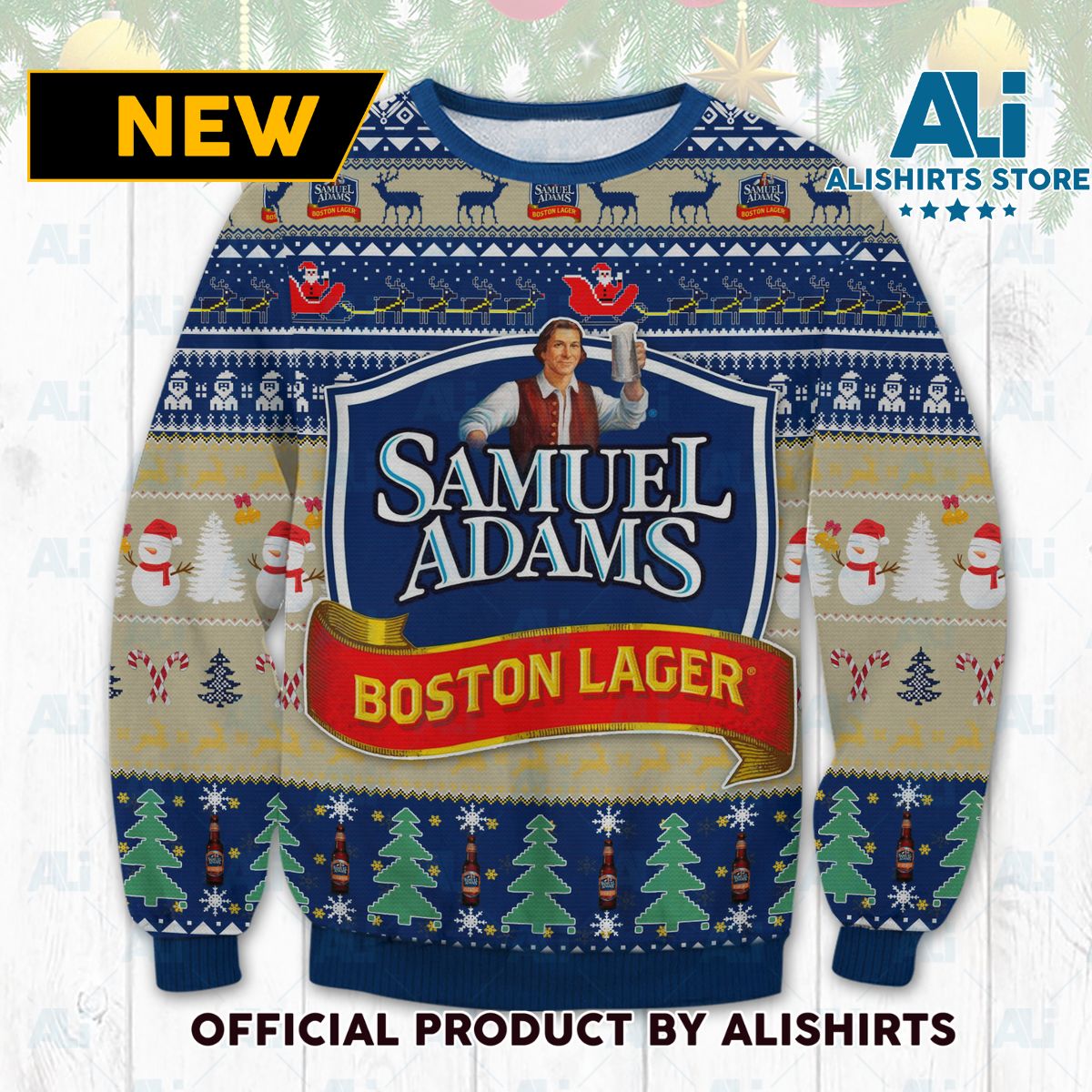 Samuel Adam Ugly Christmas Sweater