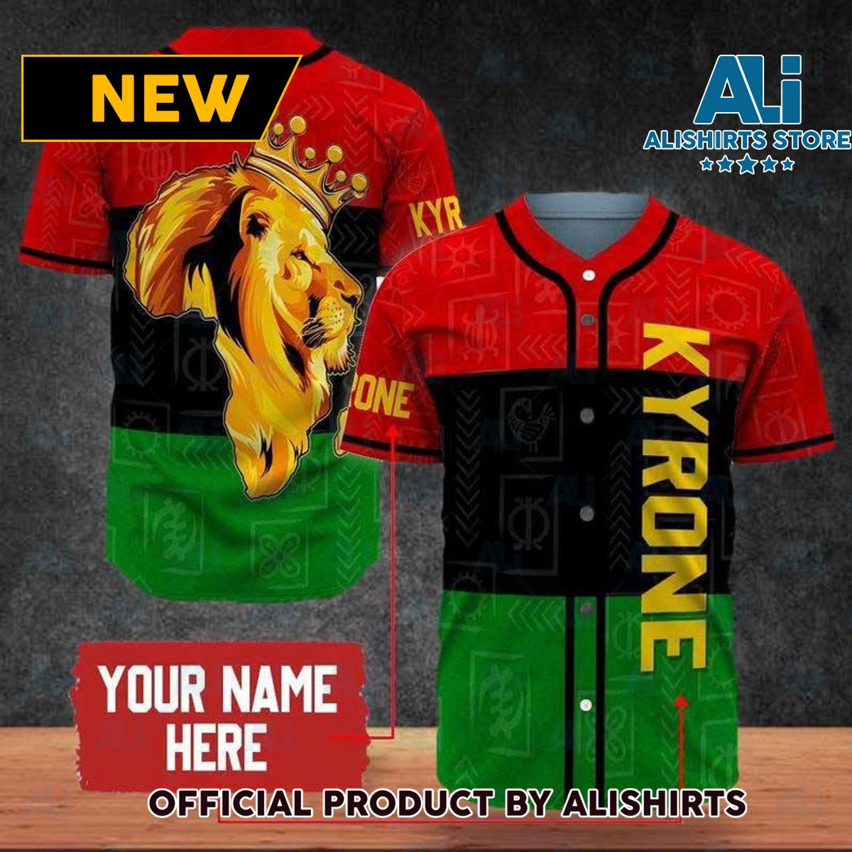 Personalized Pan Africa Jersey Shirt