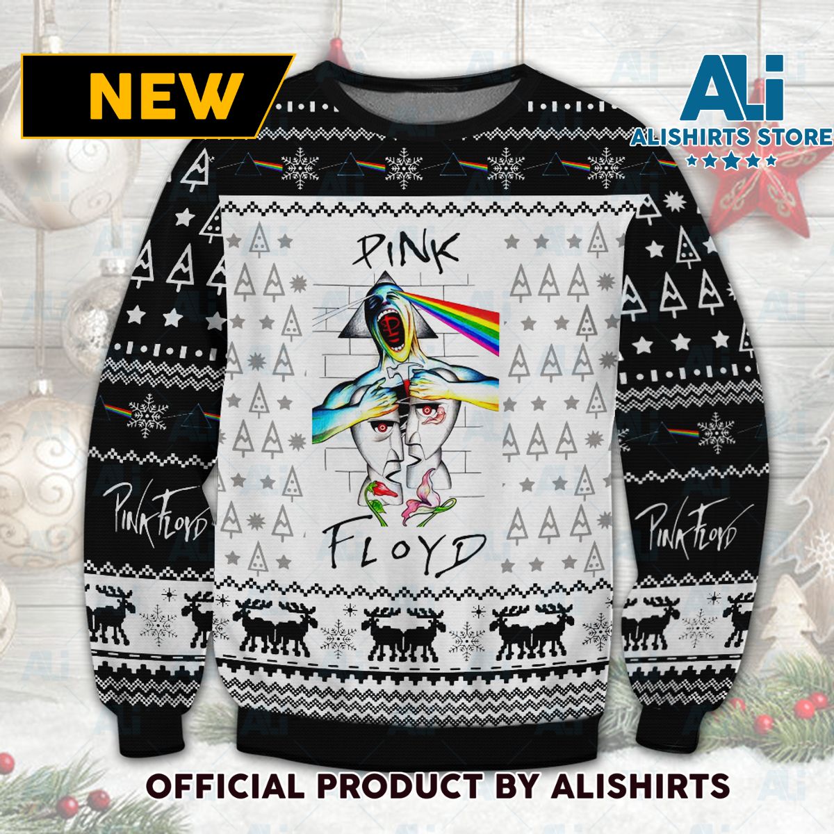 Pink Floyd Ugly Christmas Sweater