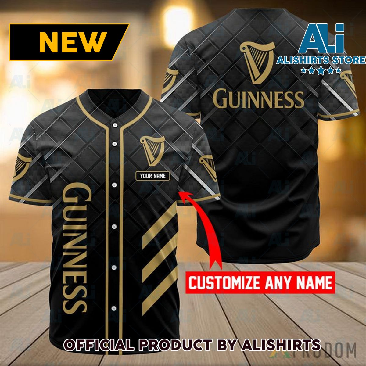 Personalized Vintage Guinness Jersey