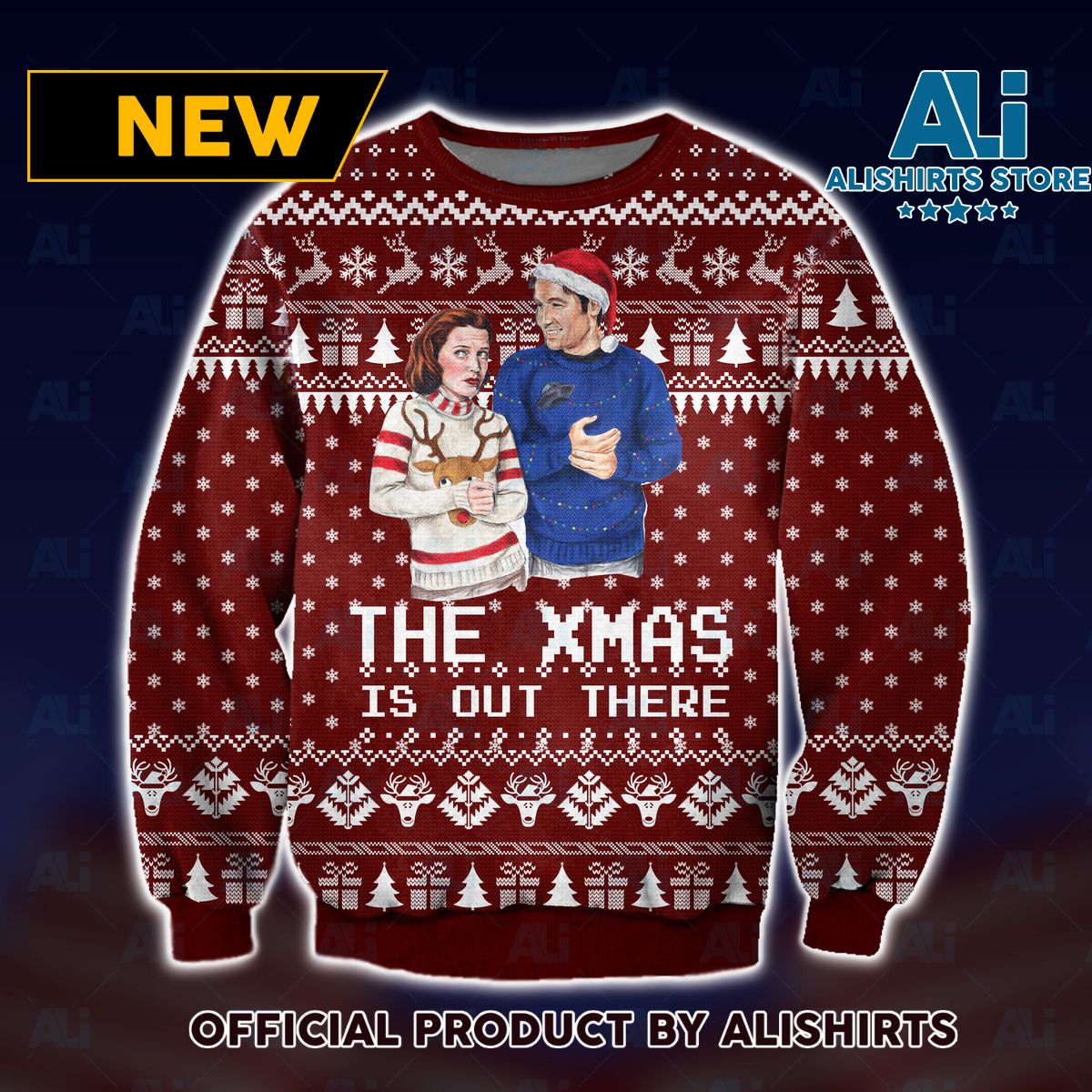 X File The Xmas Is Out There Ugly Christmas Sweater