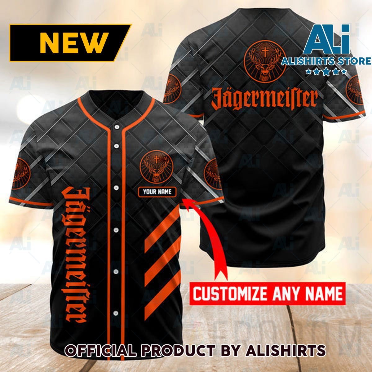 Personalized Vintage Jagermeister Jersey