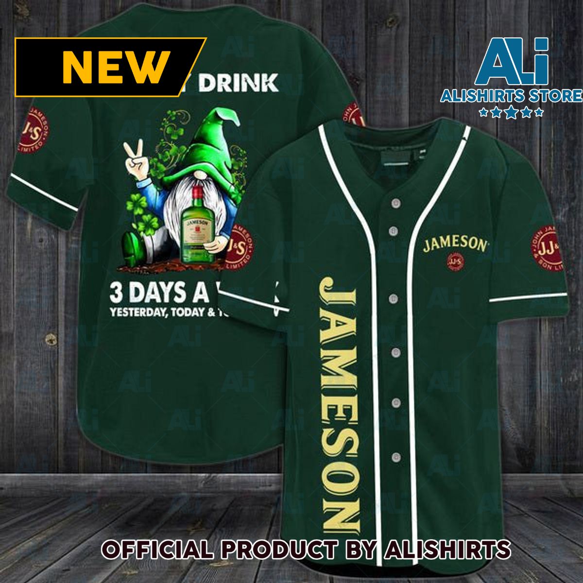 Jameson St Patrick Day Jersey Shirt