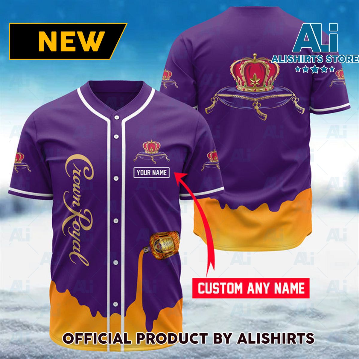 Personalized Crown Royal Jersey Shirt