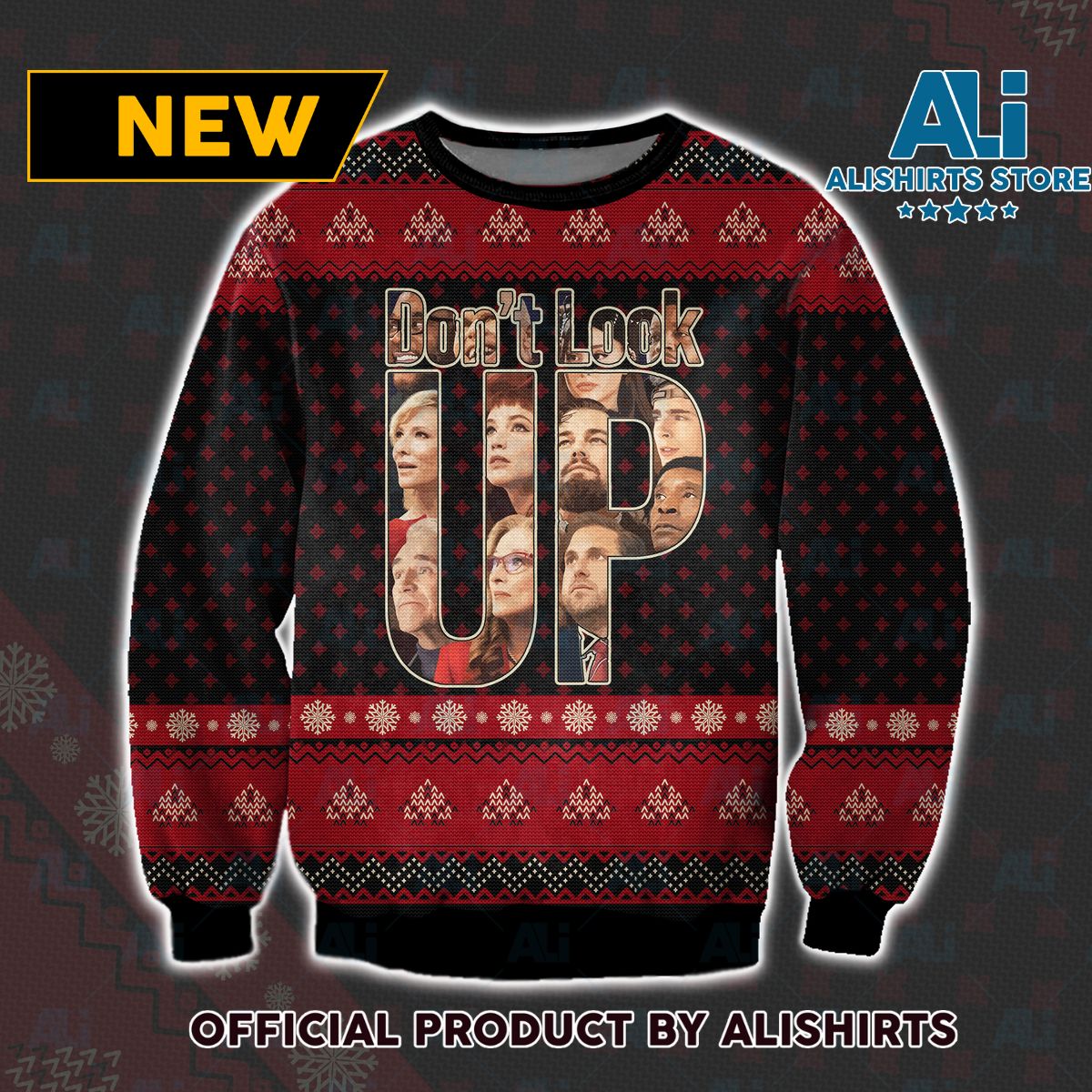 Don’t Look Up Ugly Christmas Sweater