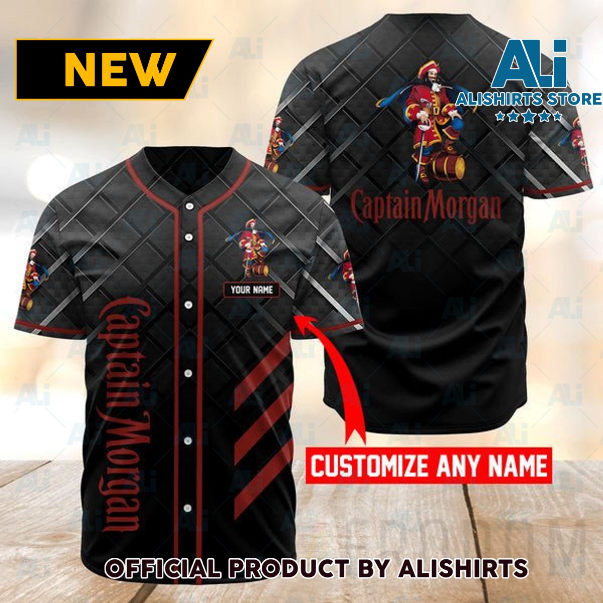 Personalized Vintage Captain Morgan Jersey