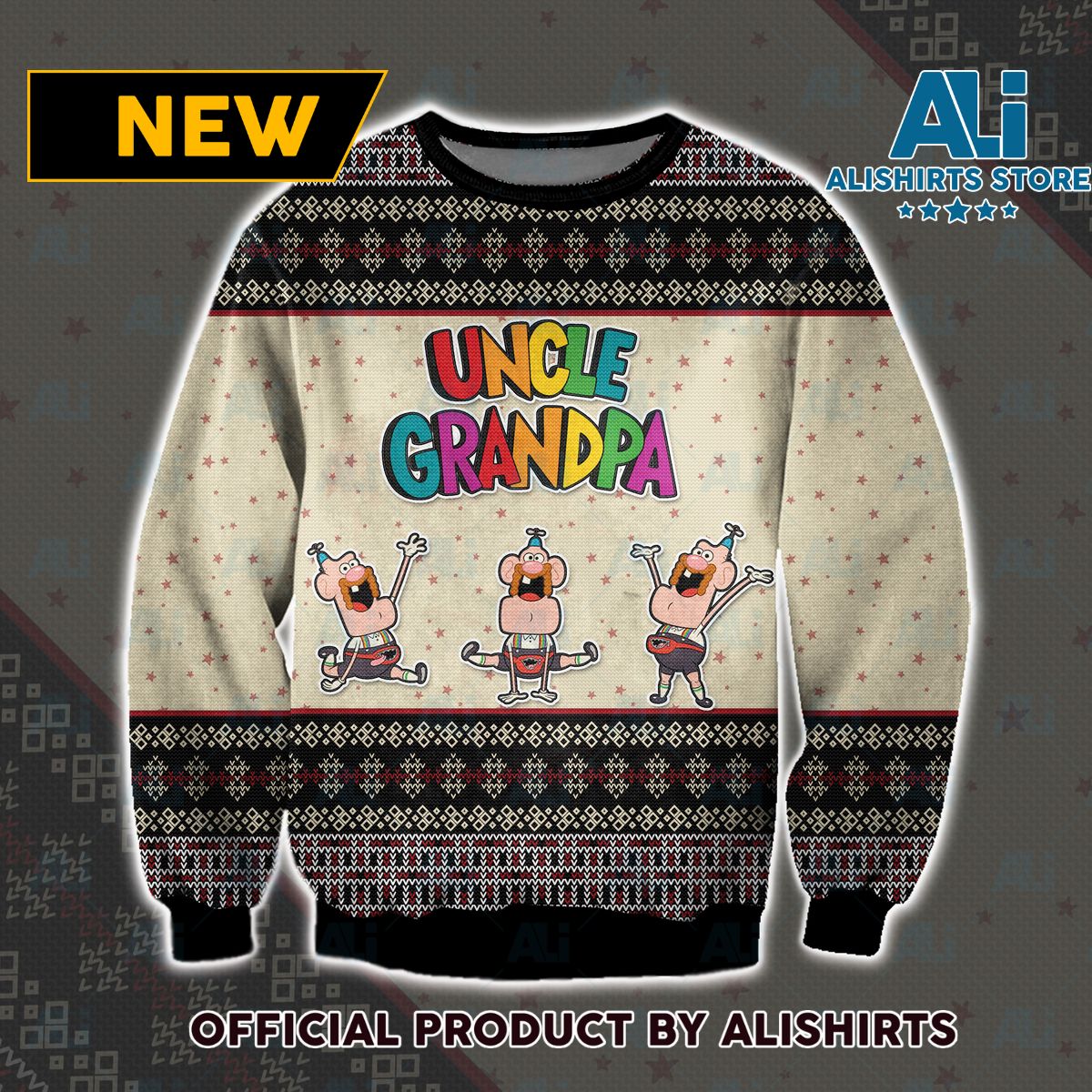 Uncle Grandpa Ugly Christmas Sweater