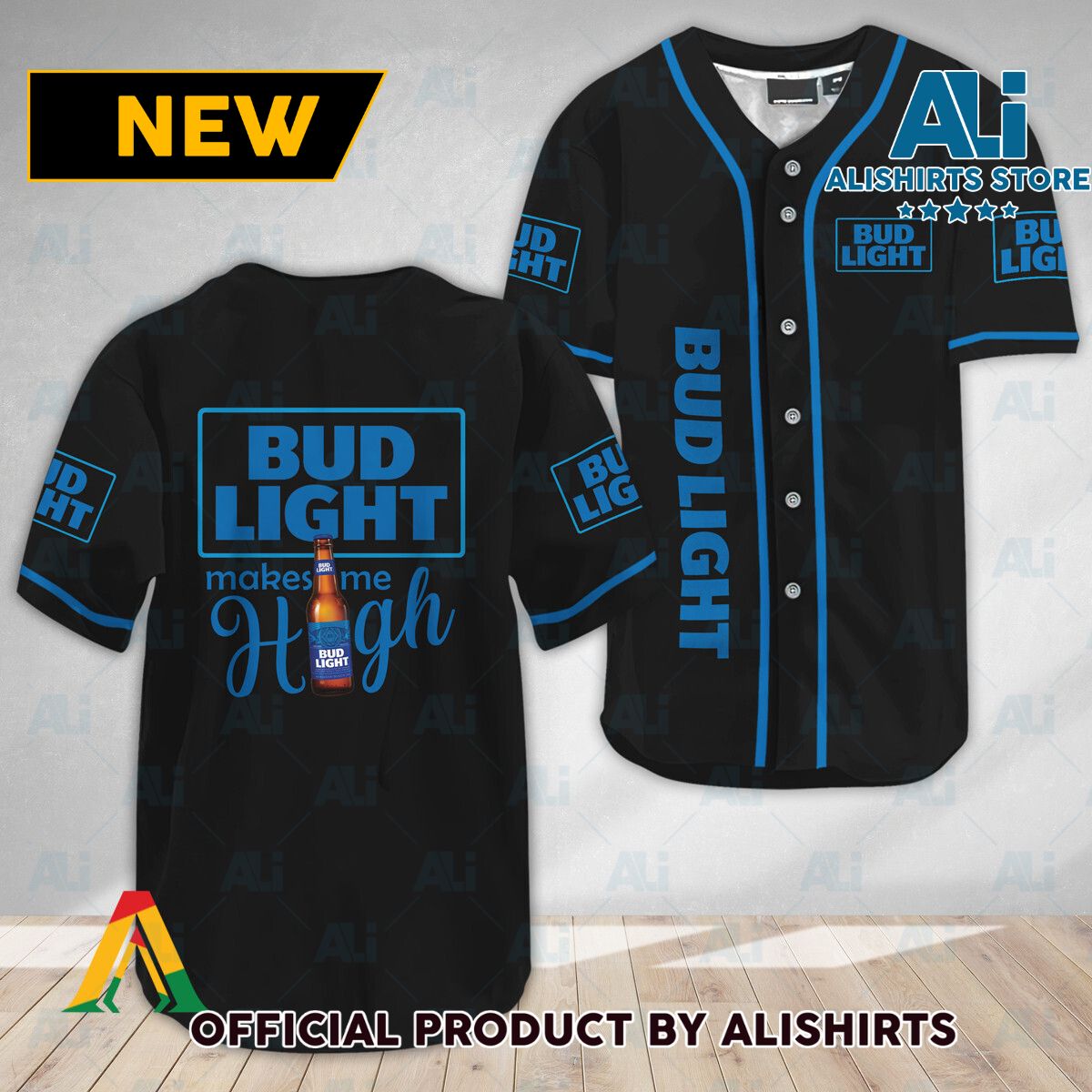 Bud Light Make Me High Baseball Jersey