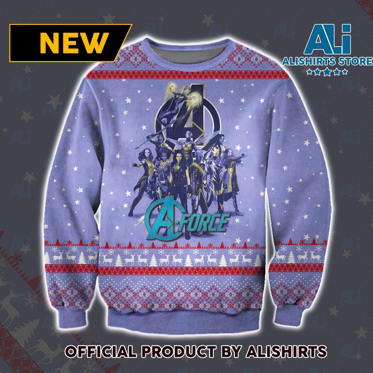 Avengers Endgame A Force Ugly Christmas Sweater