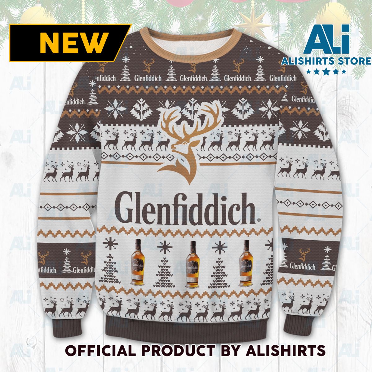 Glenfiddich Ugly Christmas Sweater