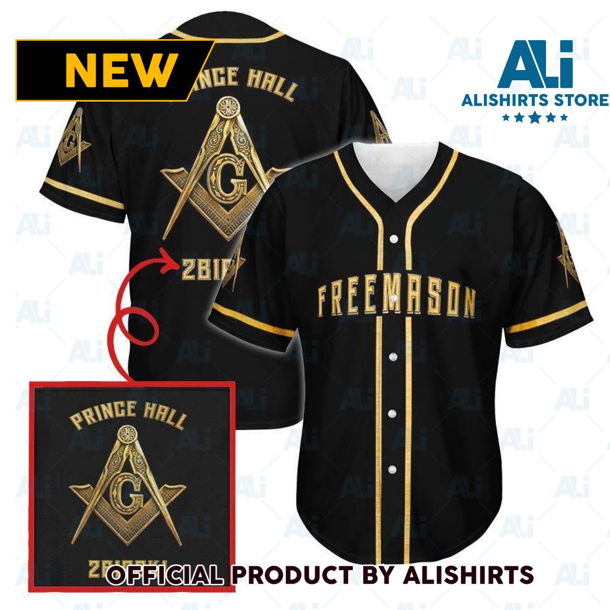 Personalized Free Mason Jersey Shirt