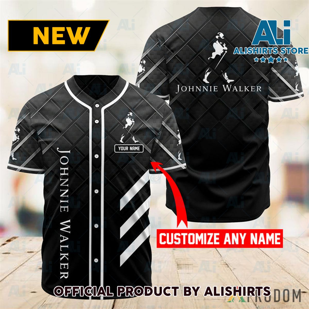 Personalized Vintage Johnnie Walker Jersey